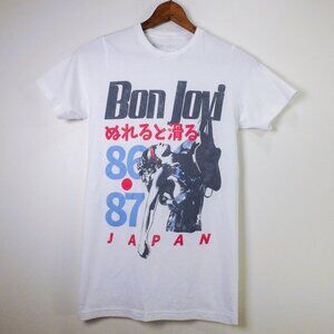 BON JOVI 86-87 Japan Shirt Size XS